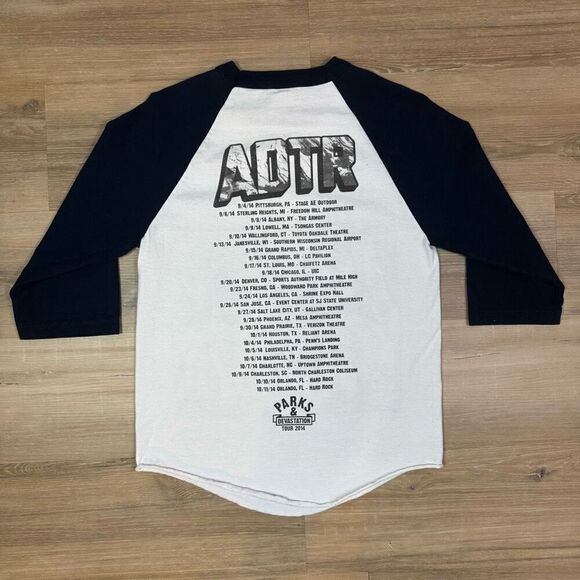 A Day To Remember Size S Raglan Band Tee 2014 Parks And Devastation Tour Emo - Picture 4 of 4